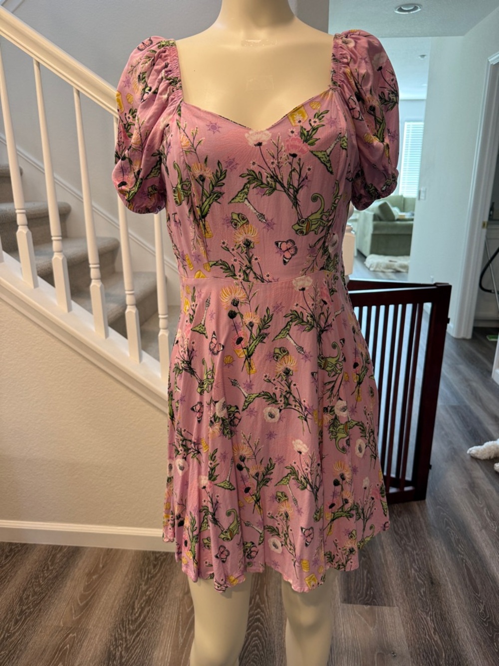Disney Princess Rapunzel Pascal Dress Hot Topic